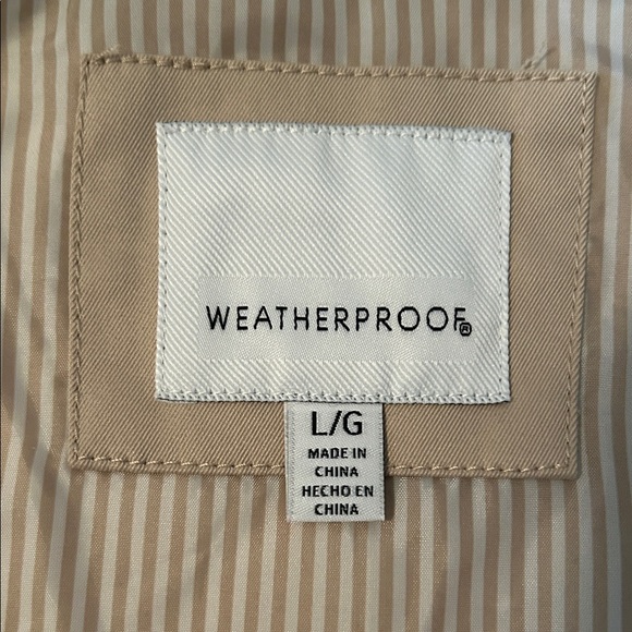 Weatherproof Tan Double-Breasted Trench Coat - Picture 5 of 9